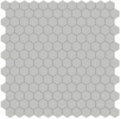 1" Loft Grey Matte Hex Mosaic | Quality Carpet Inc.