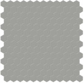 1" Taupe Matte Hex Mosaic | Quality Carpet Inc.