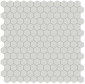 1" Warm Grey Matte Hex Mosaic | Quality Carpet Inc.