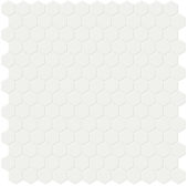 1" White Matte Hex Mosaic | Quality Carpet Inc.