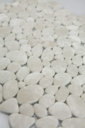 12X12 Light Grey Pebble Mosaic | Quality Carpet Inc.