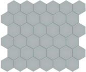 2" Cloud Blue Matte Hex Mosaic | Quality Carpet Inc.