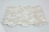2" Light Grey Hexagon Mosaic | Quality Carpet Inc.