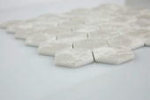 2" Light Grey Hexagon Mosaic | Quality Carpet Inc.