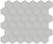 2" Loft Grey Matte Hex Mosaic | Quality Carpet Inc.