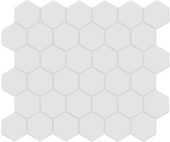 2" Vintage Grey Matte Unglazed Hex Mosaic | Quality Carpet Inc.