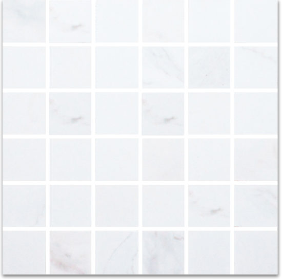 2X2 Calacatta Mosaic | Quality Carpet Inc.