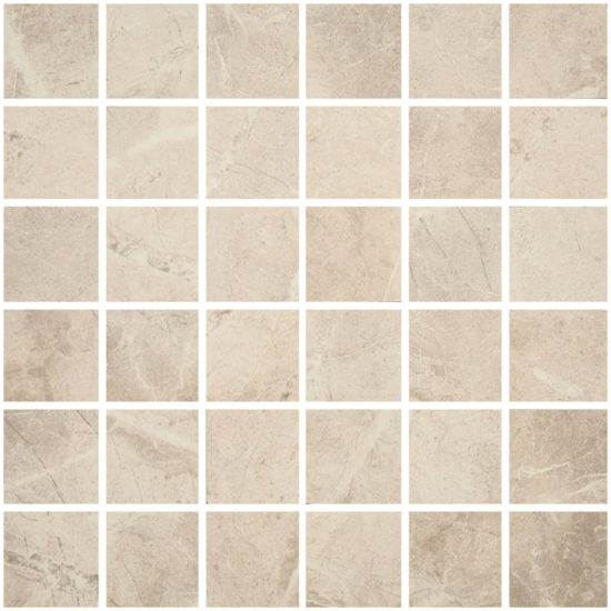 2X2 Ivory Mosic | Quality Carpet Inc.