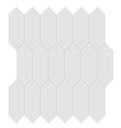 2x5 Vintage Grey Matte Picket Mosaic | Quality Carpet Inc.