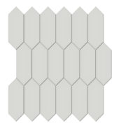 2x5 Warm Grey Matte Picket Mosaic | Quality Carpet Inc.