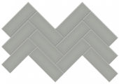 2x6 Taupe Glossy Herringbone Mosaic | Quality Carpet Inc.