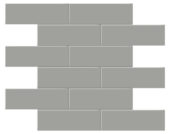 2x6 Taupe Matte Brick Mosaic | Quality Carpet Inc.