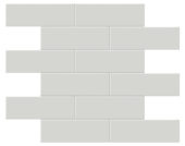 2x6 Warm Grey Matte Brick Mosaic | Quality Carpet Inc.