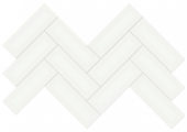 2x6 White Glossy Herringbone Mosaic | Quality Carpet Inc.