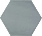 6" Argent Sterling Glossy Hexagon | Quality Carpet Inc.