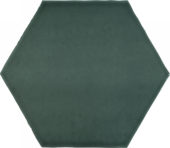 6" Brilliant Emerald Glossy Hexagon | Quality Carpet Inc.