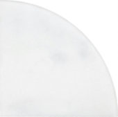9X9 Bianco Venatino Polished Corner Shelf | Quality Carpet Inc.
