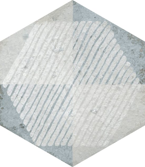 Alma 5.5X6.3 Grey Decor Hexagon | Quality Carpet Inc.