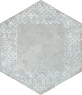 Alma 5.5X6.3 Grey Decor Hexagon | Quality Carpet Inc.