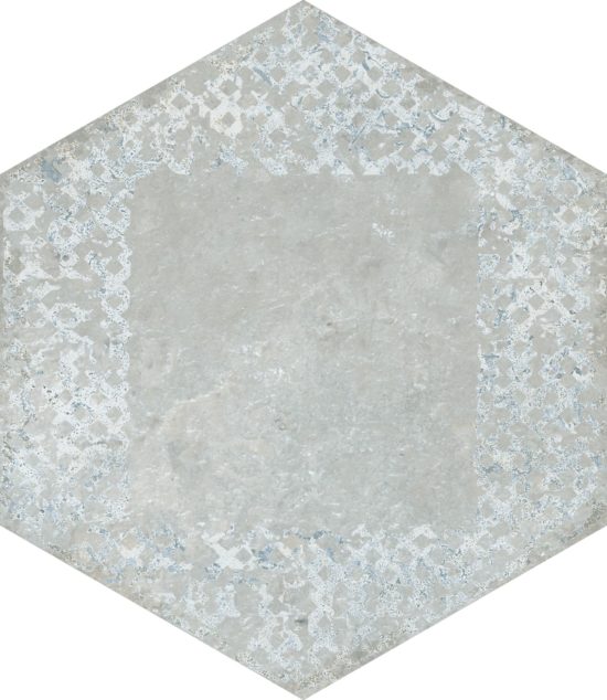 Alma 5.5X6.3 Grey Decor Hexagon | Quality Carpet Inc.