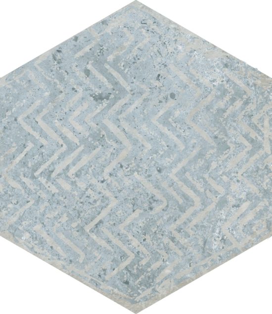 Alma 5.5X6.3 Grey Decor Hexagon | Quality Carpet Inc.