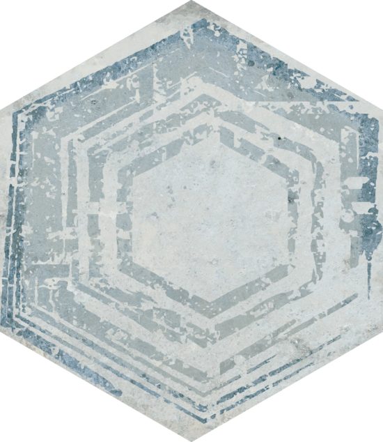 Alma 5.5X6.3 Grey Decor Hexagon | Quality Carpet Inc.