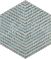 Alma 5.5X6.3 Grey Decor Hexagon | Quality Carpet Inc.