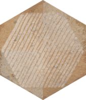 Alma 5.5X6.3 Sand Decor Hexagon | Quality Carpet Inc.