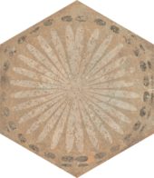Alma 5.5X6.3 Sand Decor Hexagon | Quality Carpet Inc.