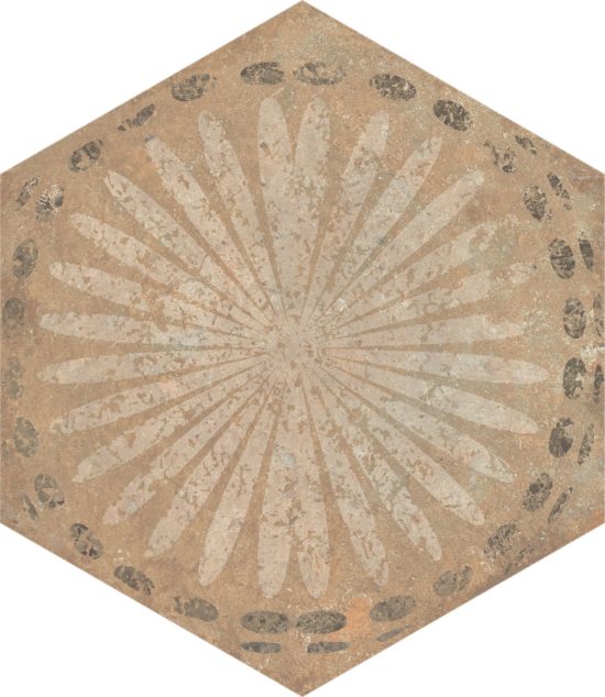 Alma 5.5X6.3 Sand Decor Hexagon | Quality Carpet Inc.