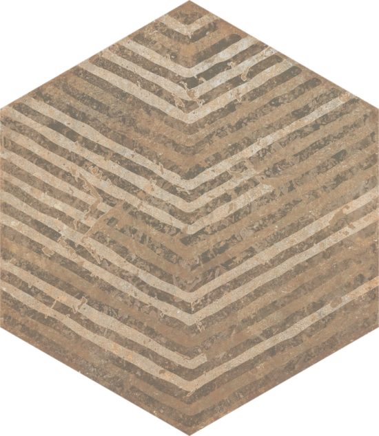 Alma 5.5X6.3 Sand Decor Hexagon | Quality Carpet Inc.