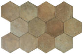 Alma 5.5X6.3 Terra Hexagon | Quality Carpet Inc.