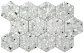 Altea 5.5X6.3” Grey Hexagon | Quality Carpet Inc.