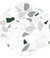 Altea 5.5X6.3” White Hexagon | Quality Carpet Inc.
