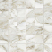 Amalfi Calacatta Honed 2X2 Mosaic | Quality Carpet Inc.