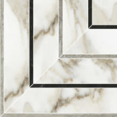 Amalfi Calacatta Honed Picco Mosaic | Quality Carpet Inc.