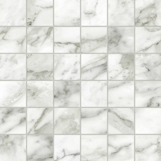 Arabescato Verona Honed 2X2 Mosaic | Quality Carpet Inc.