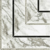 Arabescato Verona Honed Picco Mosaic | Quality Carpet Inc.