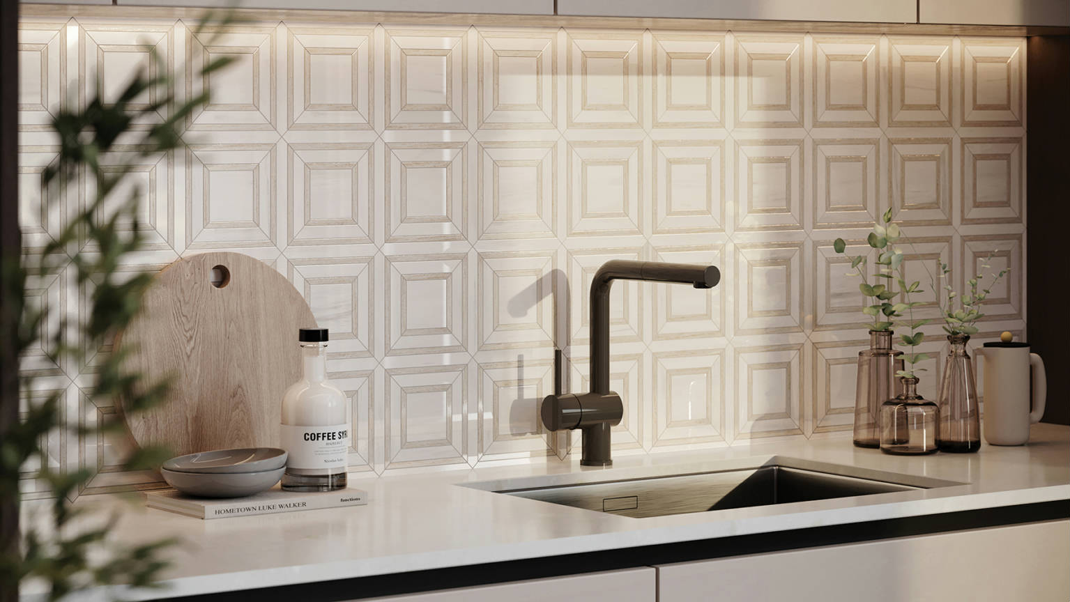 Ardor Devotion Piazza Polished Mosaic 3 | Quality Carpet Inc.