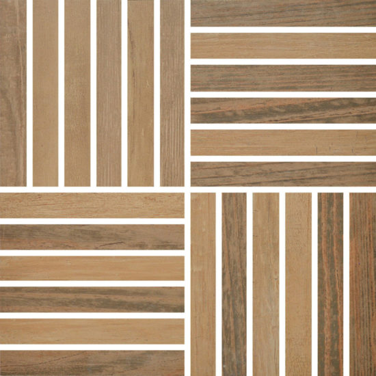 Aurora Multi 12X12 Strip Mosaic | Quality Carpet Inc.