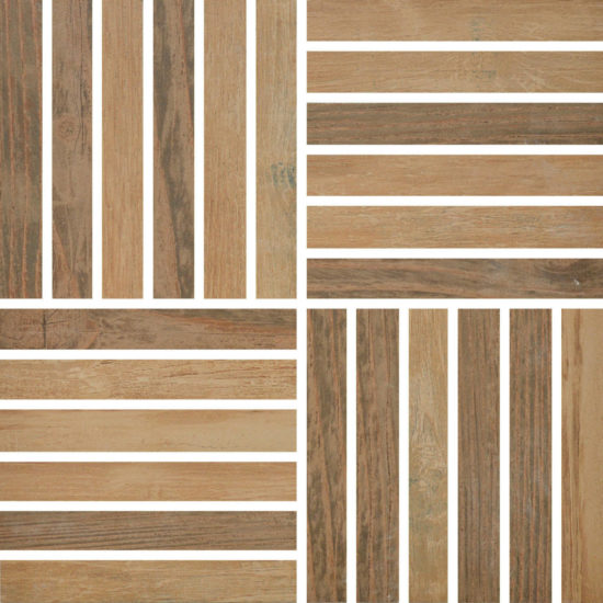 Aurora Multi 12X12 Strip Mosaic | Quality Carpet Inc.