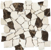 Beige/Brown Mini Opus Interlocking Mosaic | Quality Carpet Inc.