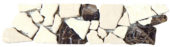 Beige/Brown Opus Mosaic Interlocking Border | Quality Carpet Inc.