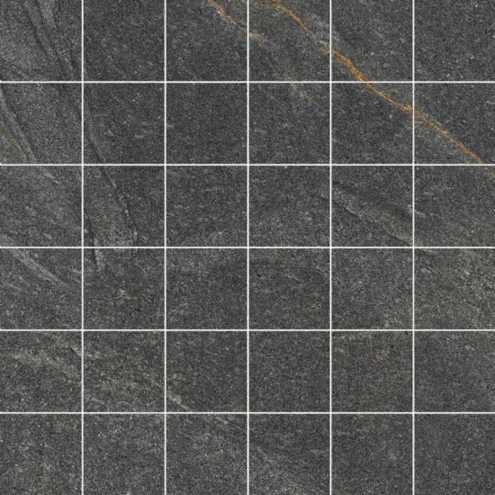 Capri Dark Grey 2X2 Mosaic | Quality Carpet Inc.