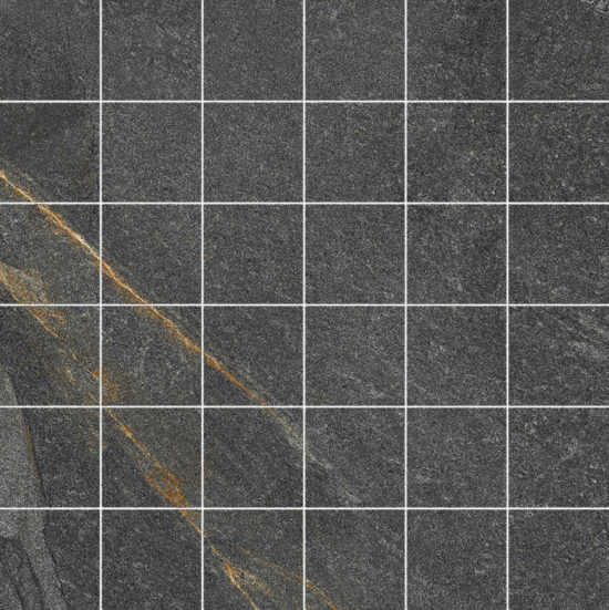 Capri Dark Grey 2X2 Mosaic | Quality Carpet Inc.