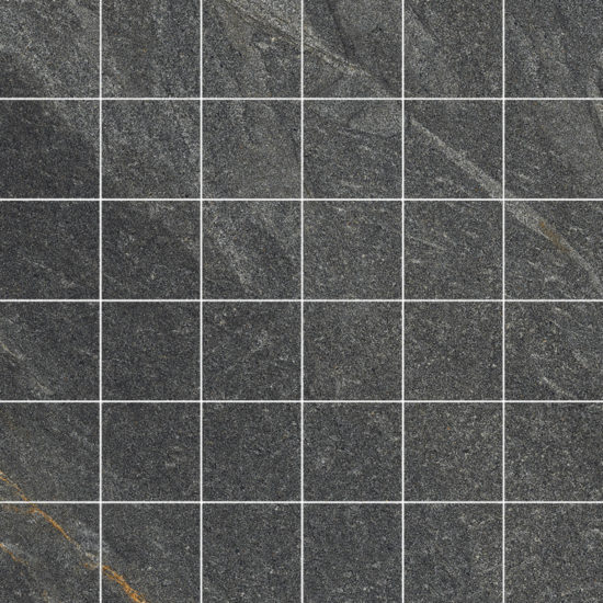 Capri Dark Grey 2X2 Mosaic | Quality Carpet Inc.