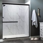 Carrara Marble Shower Wall Kit 30x60x78 | Quality Carpet Inc.