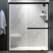 Carrara Marble Shower Wall Kit 36x60x78 | Quality Carpet Inc.