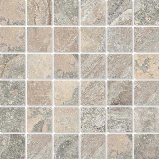 Chitwan Gris 2X2 Mosaic | Quality Carpet Inc.