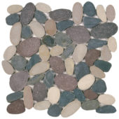 Color Xl Sliced Matte Pebble Interlocking Mosaic | Quality Carpet Inc.